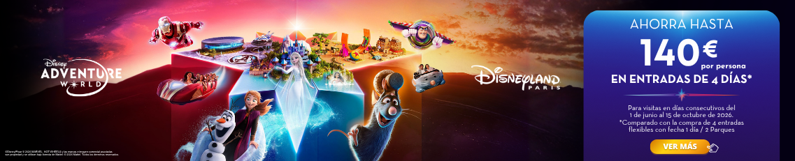 Consigue hasta 140€ de descuento en tu entrada Multiday