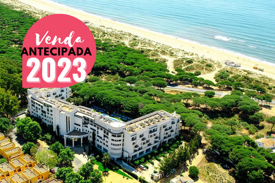 
				Venda Antecipada 2023 - Resort Espetacular 4* em Isla Cristina.
			